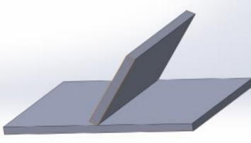 Two-plane inclined fillet