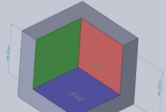 Three-plane intersecting fillet