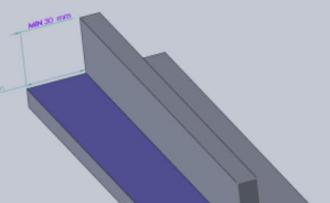 Two-plane intersecting fillet