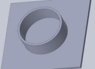 Concentric circular fillet