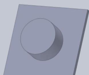 Solid circular fillet